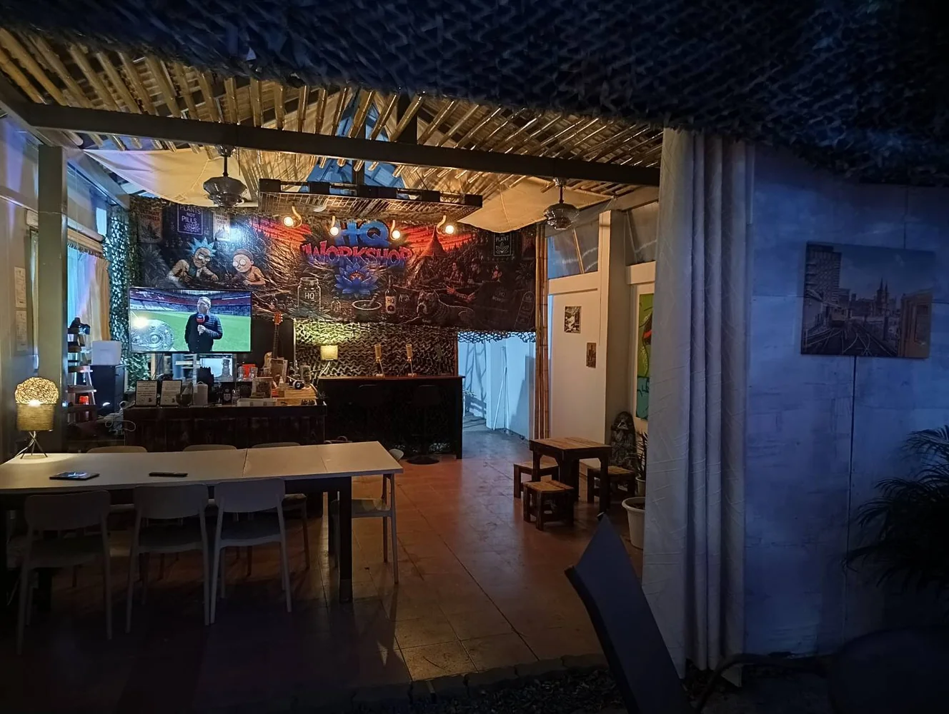 Kratom plant at workshop location